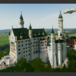 VR-Neuschwanstein_Luftschiff beim Rundflug
