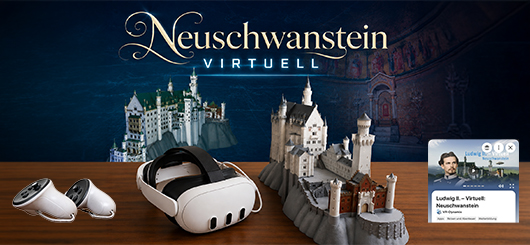 Neuschwanstein virtuell: Allein im Schloss des Märchenkönigs
